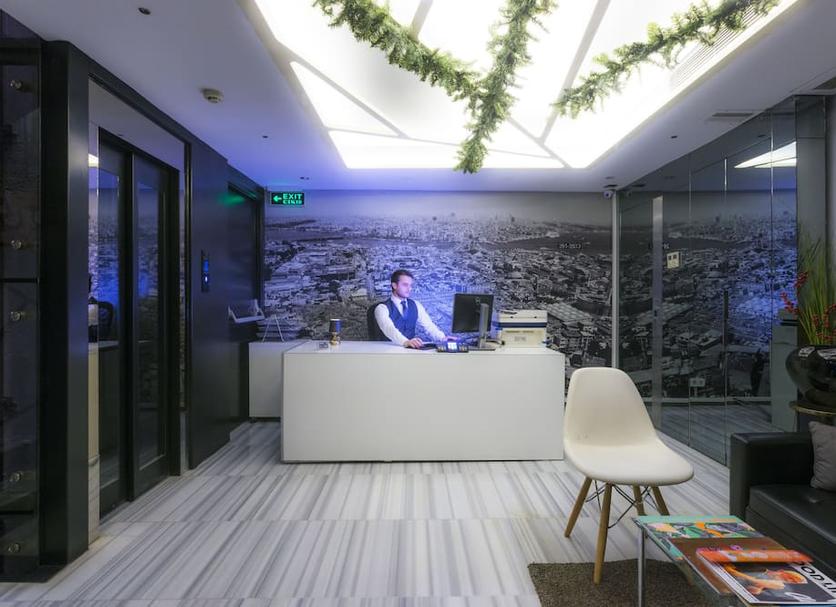 Receptionist Billede