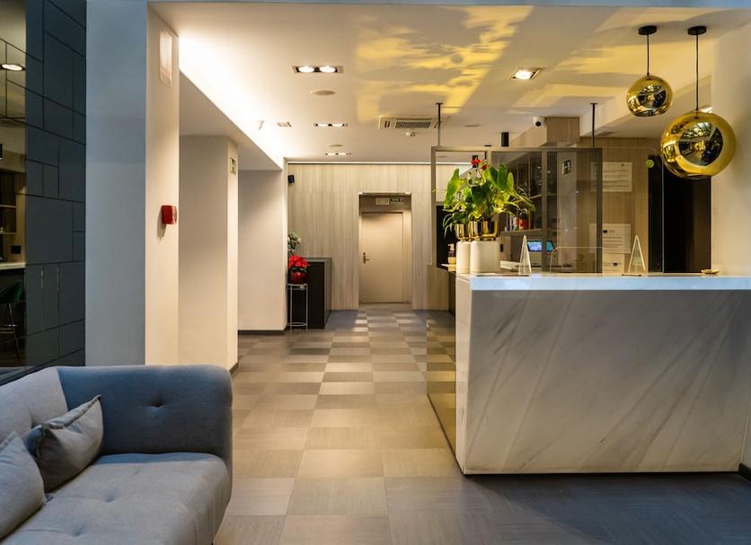 Receptionist Billede