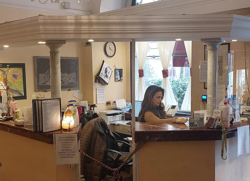 Receptionist Billede