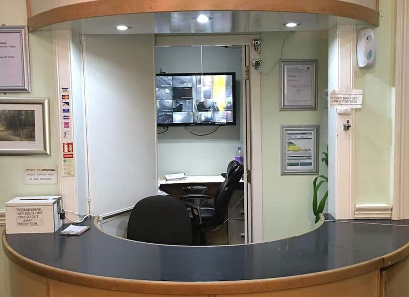 Receptionist Billede