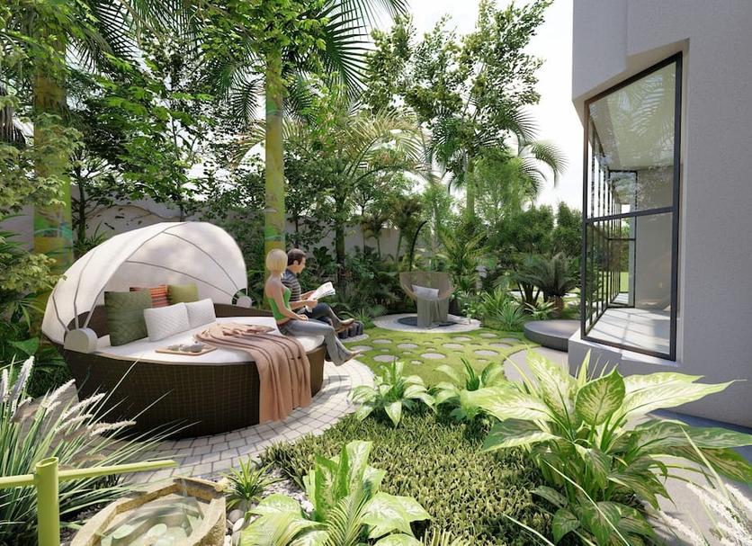 Patio Billede